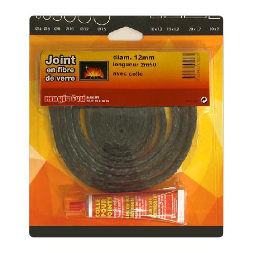 Joint rond Ø12mm pour cheminées, poêles et inserts - Carron-Lugon