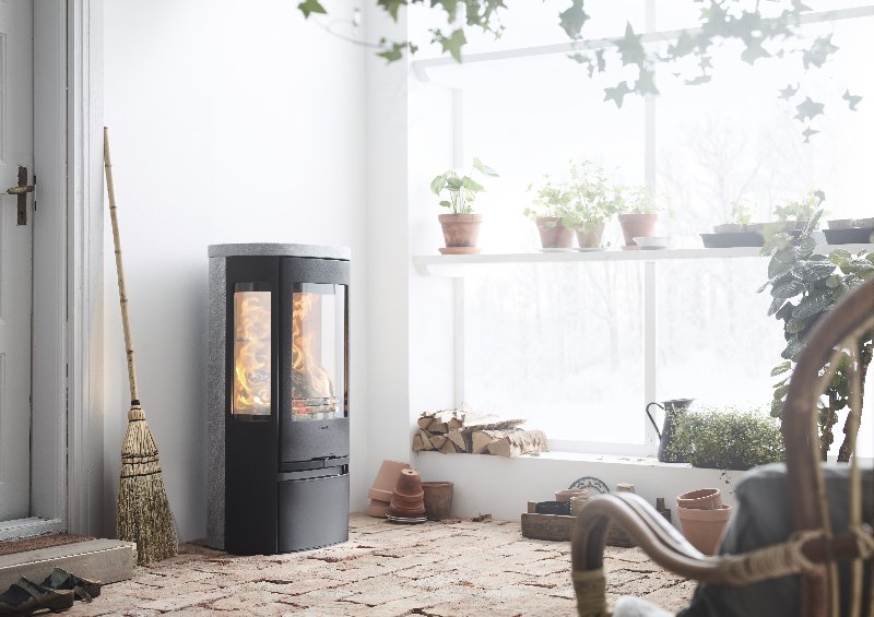 Contura 856 noir - Porte en fonte