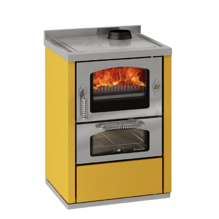 Estufa Domino D6 amarilla