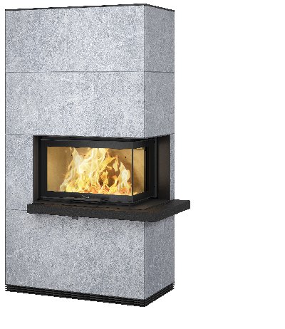 Contura i41T con ripiano nero