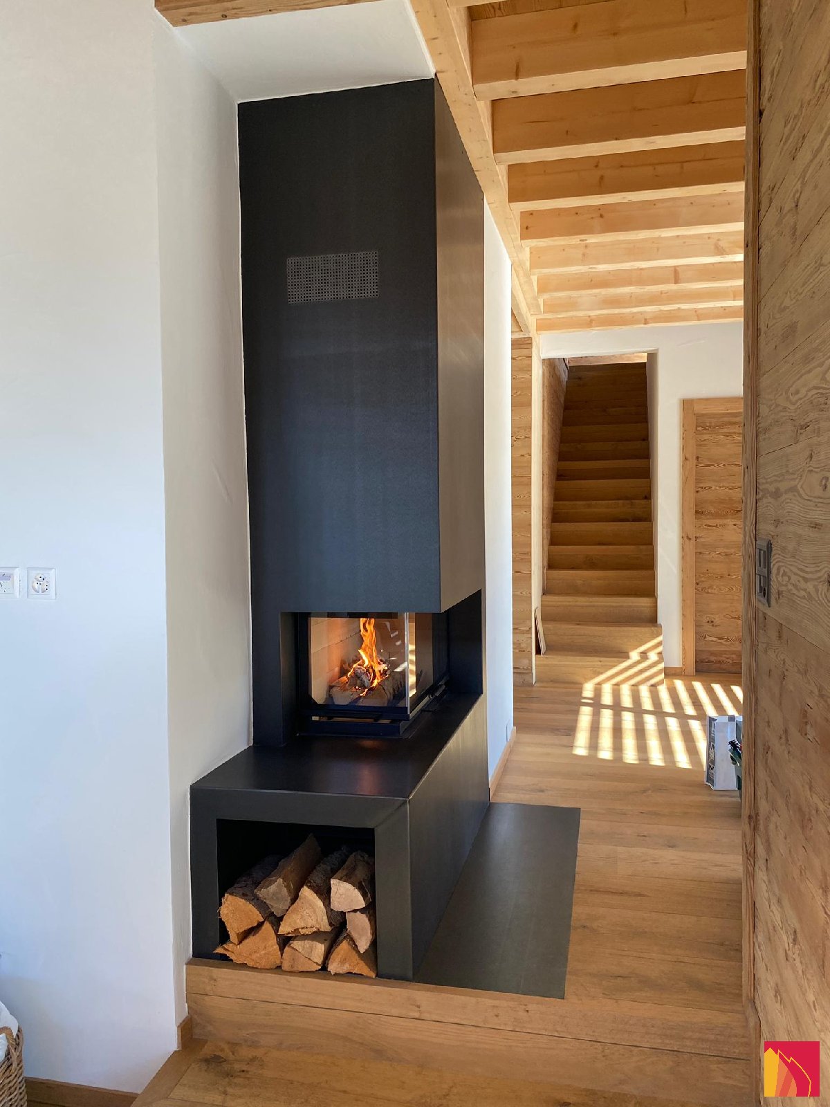 Cheminée à bois Atraflam 16/9ème 800 VL - Carron-Lugon
