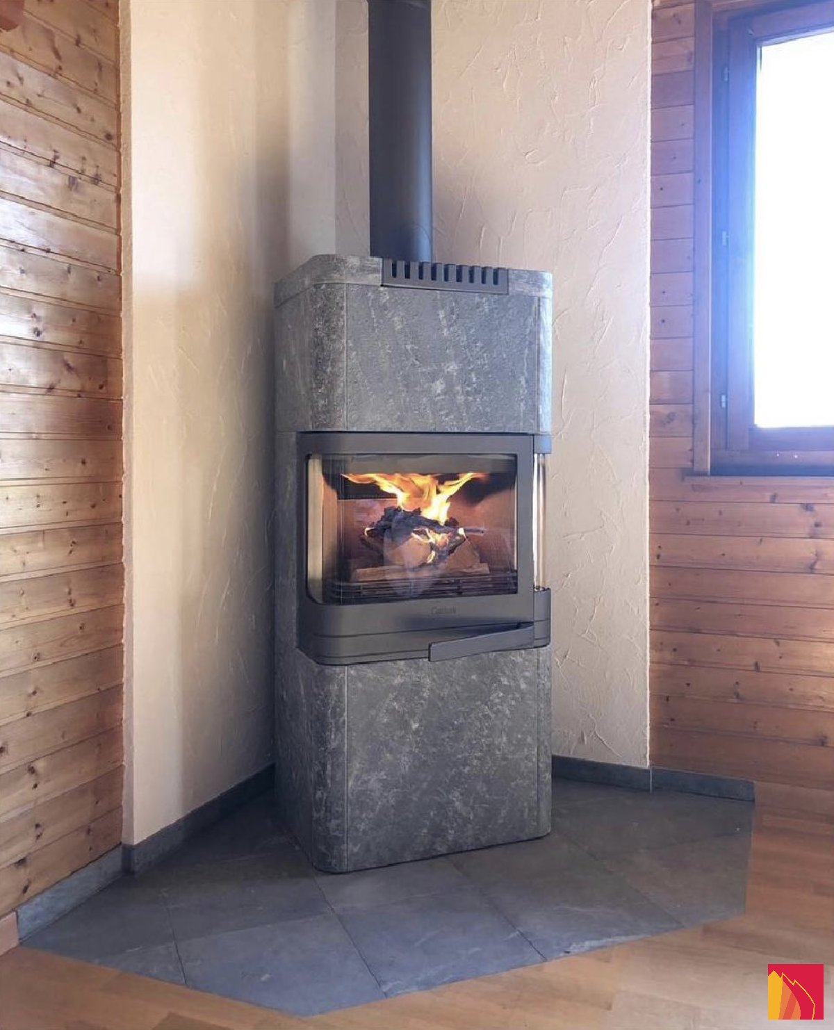 Poêle à bois Contura 26T version basse - Carron-Lugon