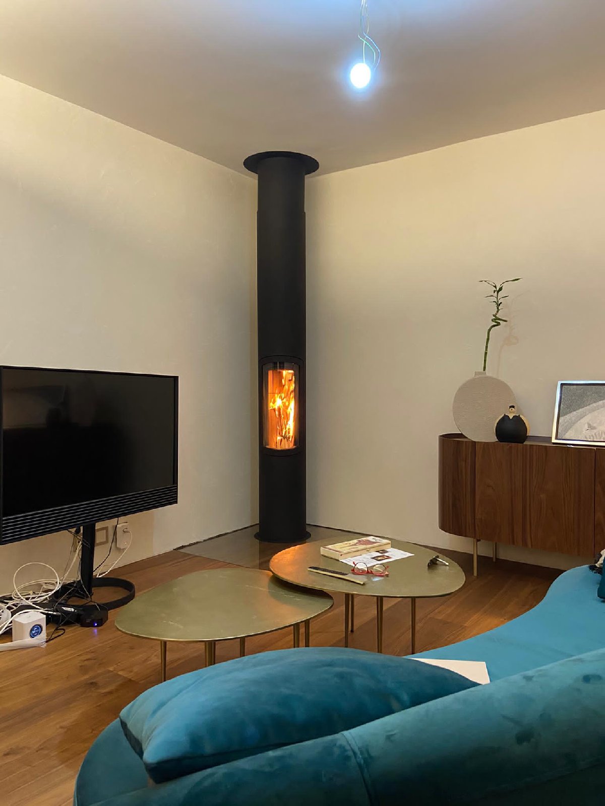 Cheminée Focus Slimfocus sur pied - Carron-Lugon