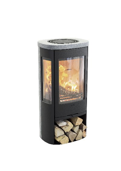 Contura 856 noir - Porte en fonte