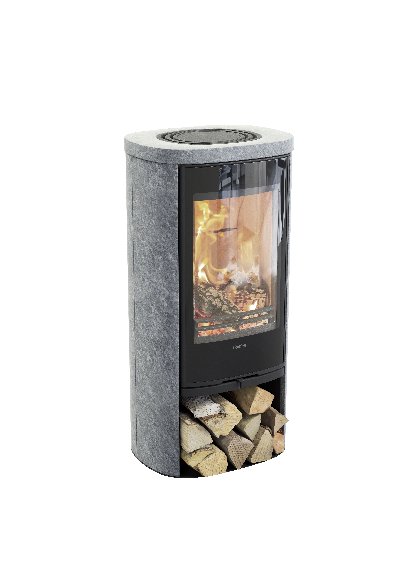Contura 820T avec porte en verre