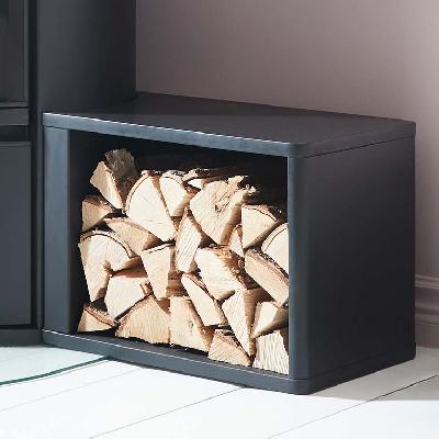 Compartiment à bois latéral