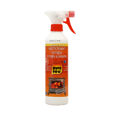 Nettoyant pour vitres de cheminée