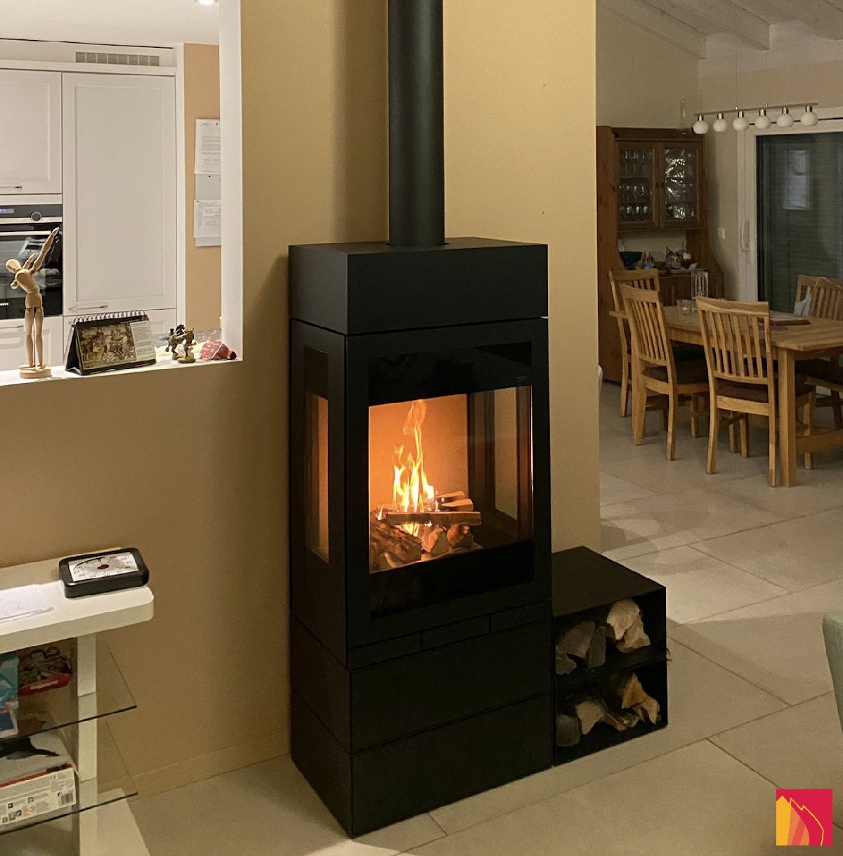 Poêle à bois Skantherm Elements 603 3S - Carron-Lugon