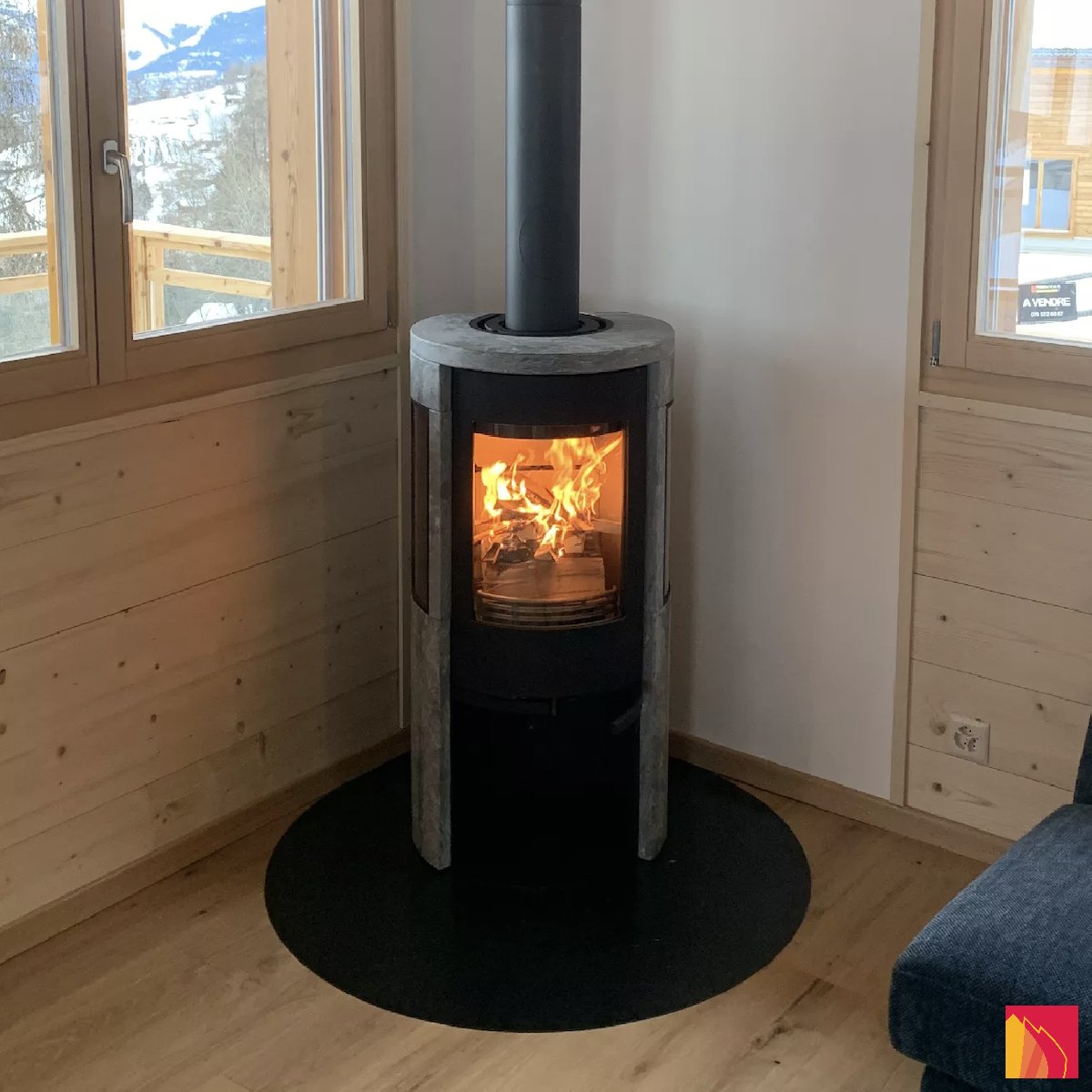 Poêle à bois Contura 556T - Carron-Lugon