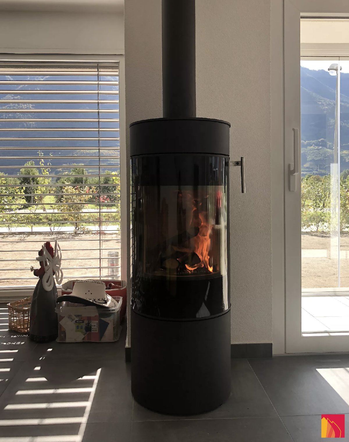 Poêle à bois Attika Viva 120L - Carron-Lugon
