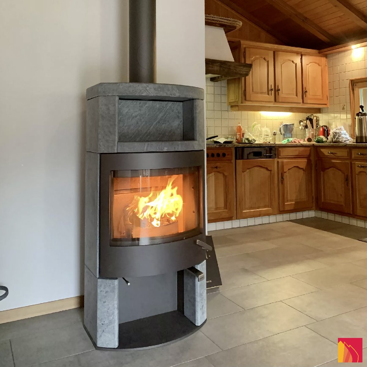 Poêle à bois Skantherm Ator+ - Carron-Lugon
