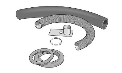 Externer Luftanschluss für Drehtisch