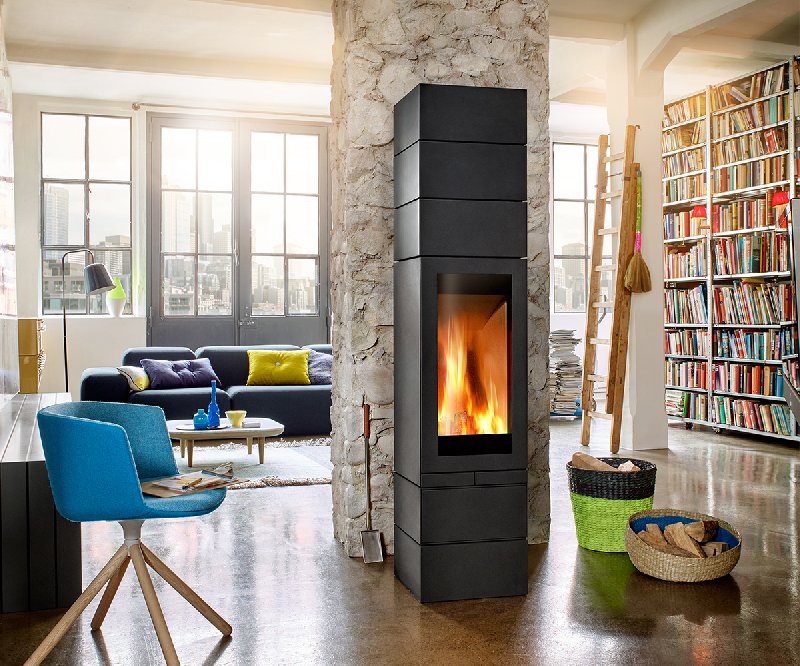 Holzofen Skantherm Elements 400 front