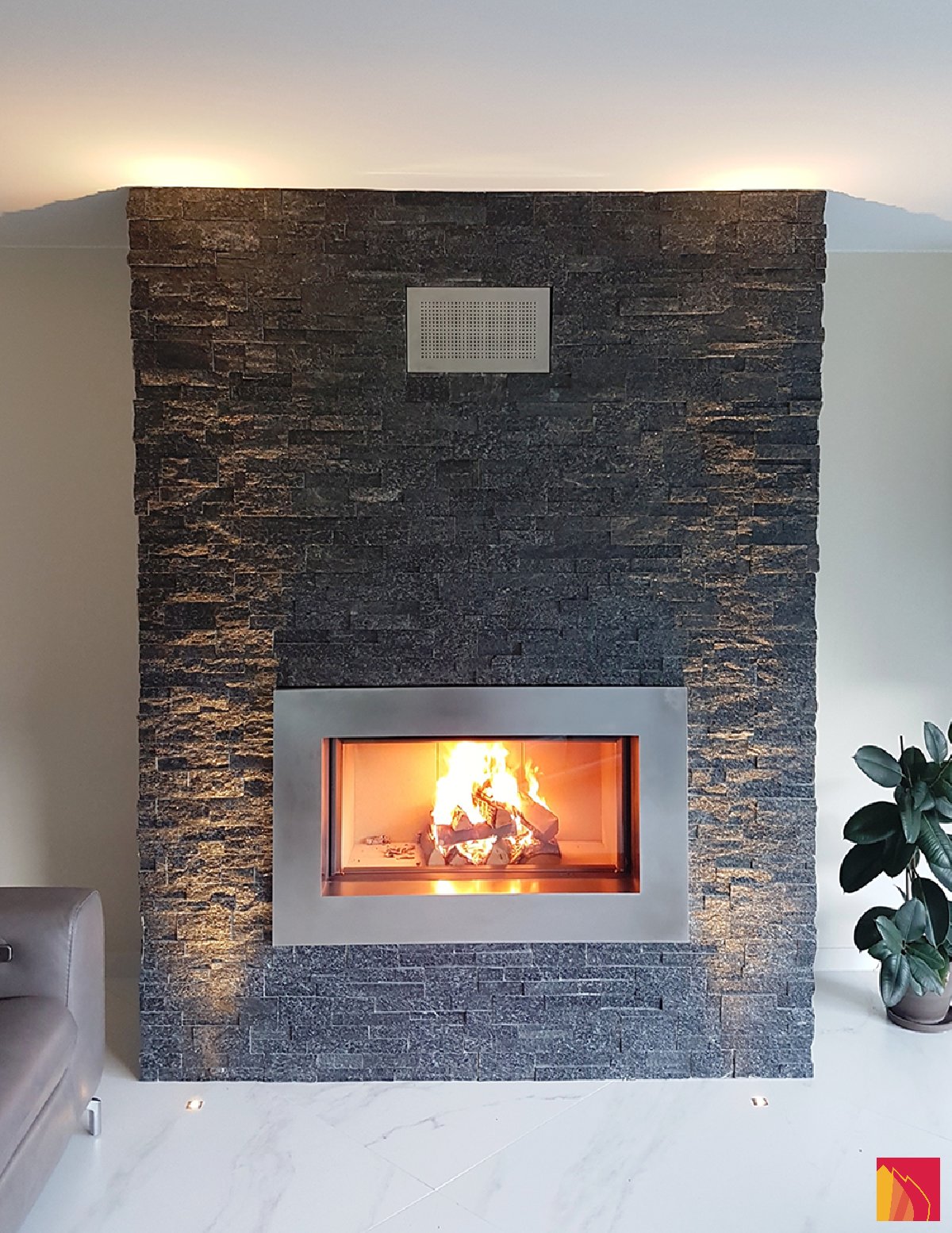 Cheminée frontale Attika Pure 85 - Carron-Lugon