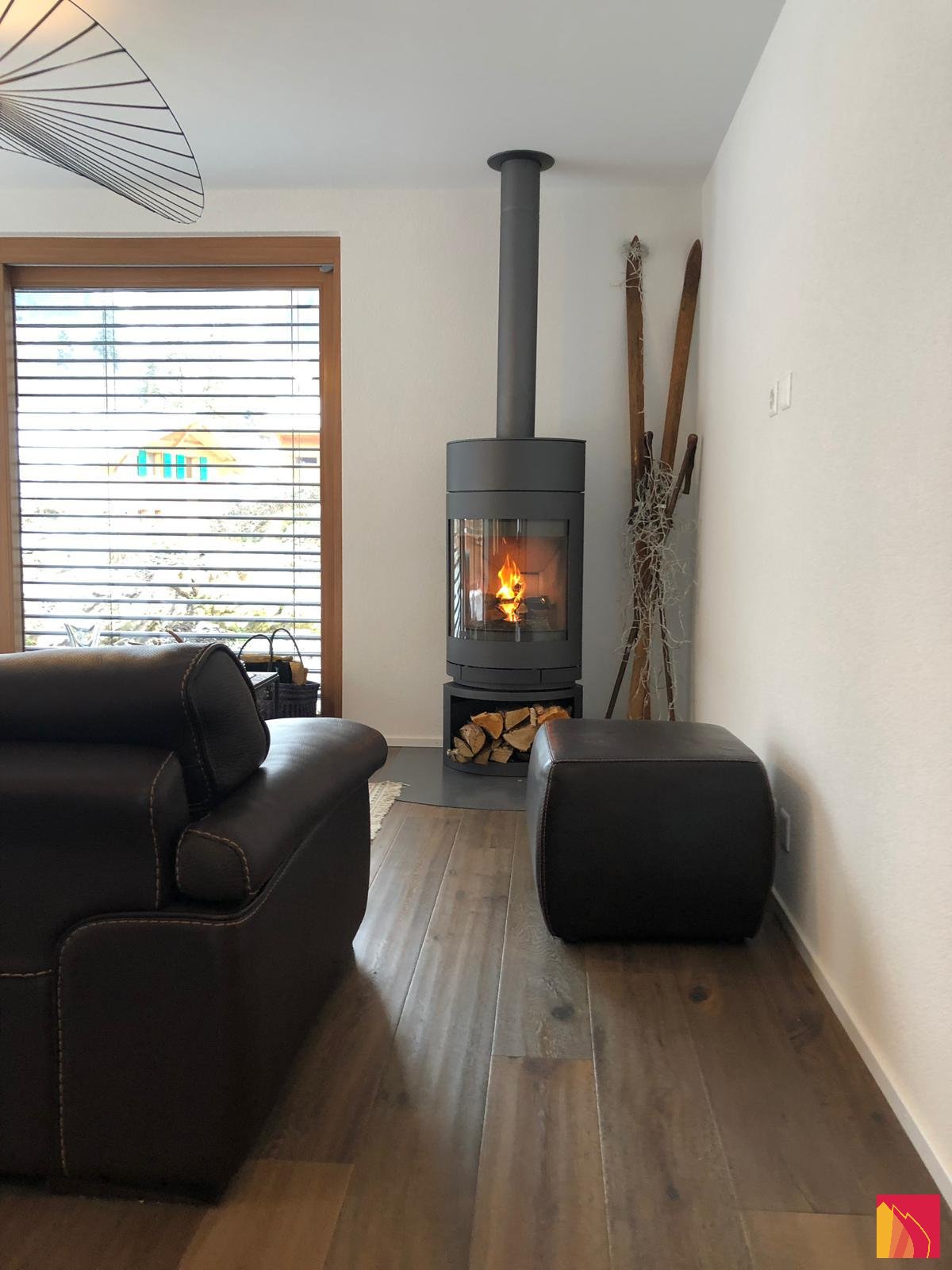 Poêle à bois Skantherm Emotion M - Carron-Lugon