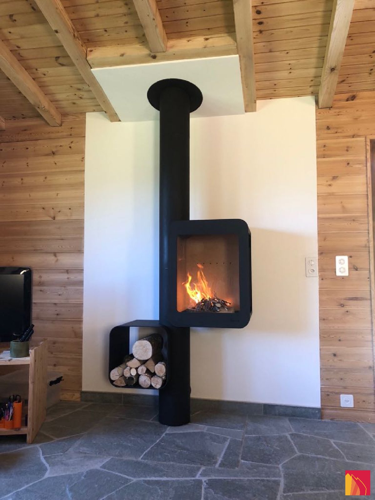 Cheminée Focus Grappus - Carron-Lugon